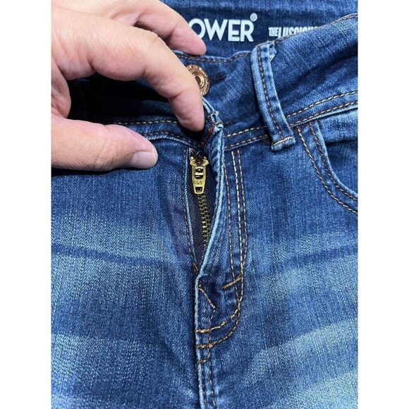 Wallflower Jeans Womens 3 Luscious Curvy Fit Blue Mid Rise Western Denim Stretch - Picture 3 of 11